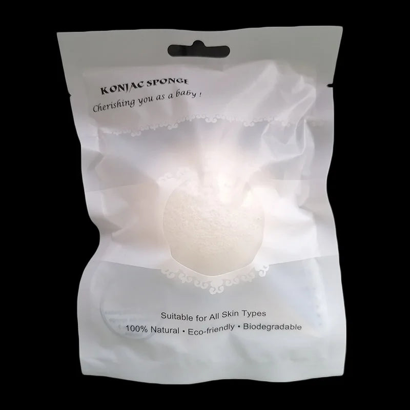 Eponge Visage Konjac au Charbon Actif - Lot de 10