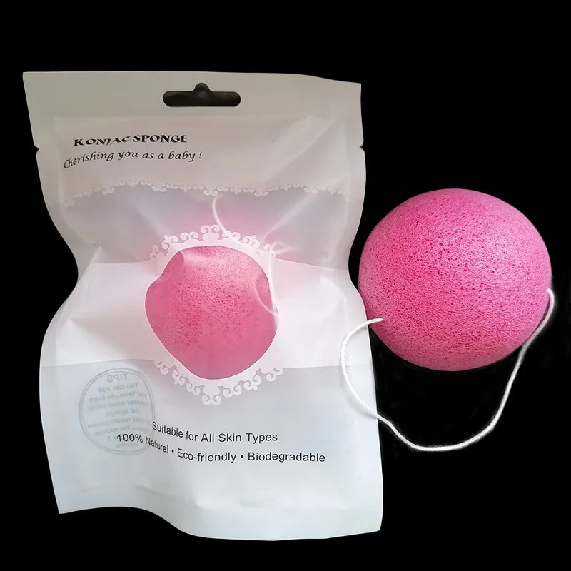 Eponge Visage Konjac au Charbon Actif - Lot de 10