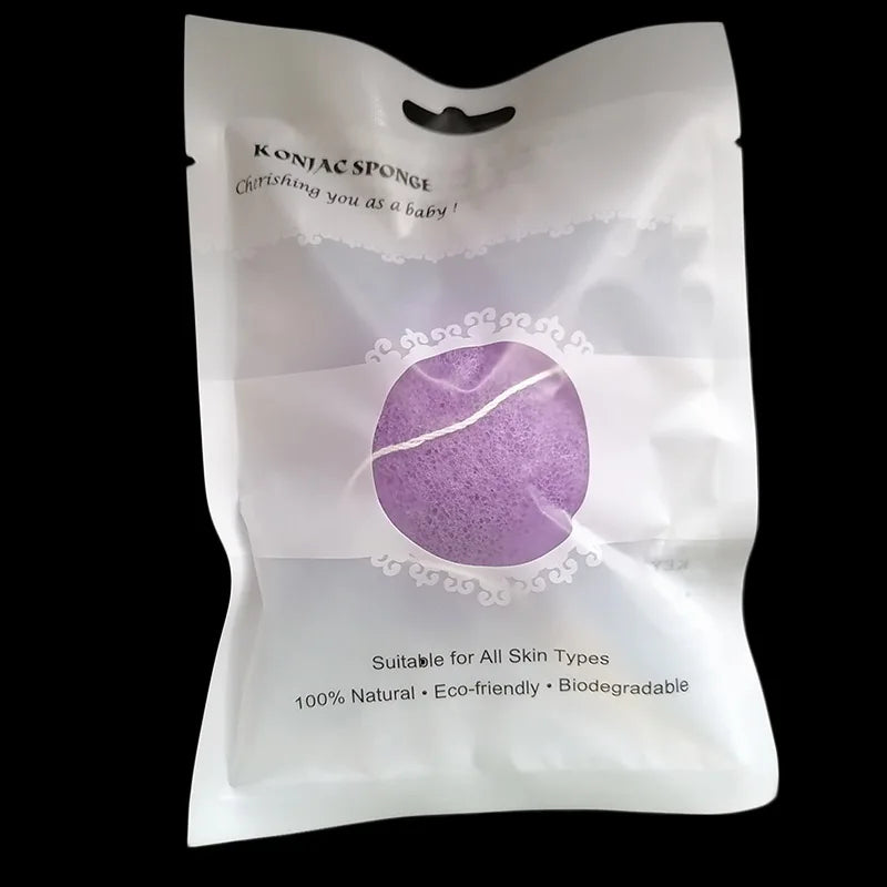 Eponge Visage Konjac au Charbon Actif - Lot de 10