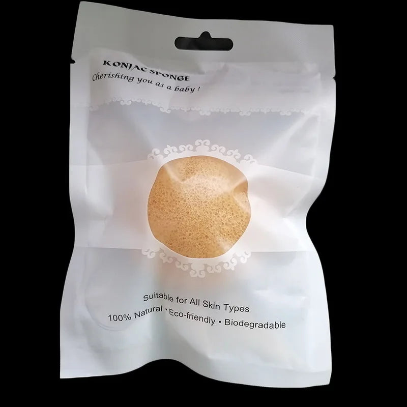 Eponge Visage Konjac au Charbon Actif - Lot de 10